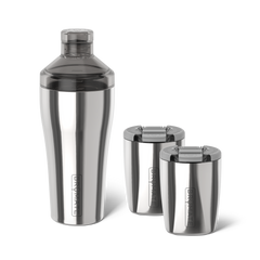 Cocktail Shaker + Rocks Bundle