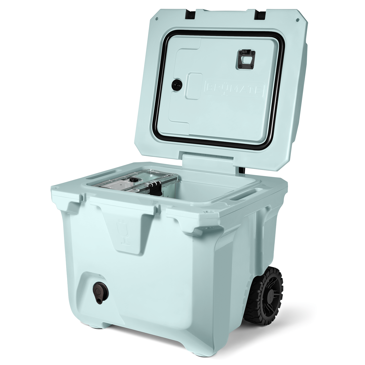 Br Tank 35-Quart Rolling Cooler
