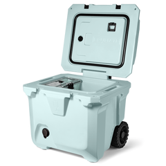 Br Tank 35-Quart Rolling Cooler