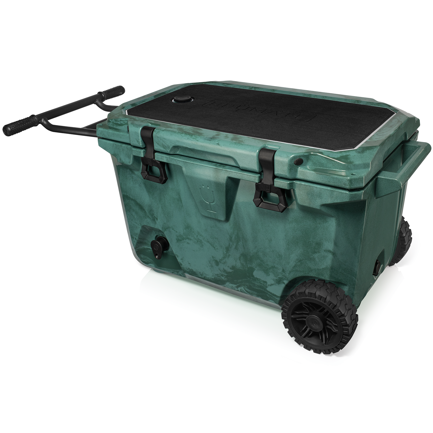 Br Tank 55-Quart Rolling Cooler