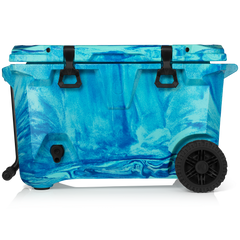 Br Tank 55-Quart Rolling Cooler