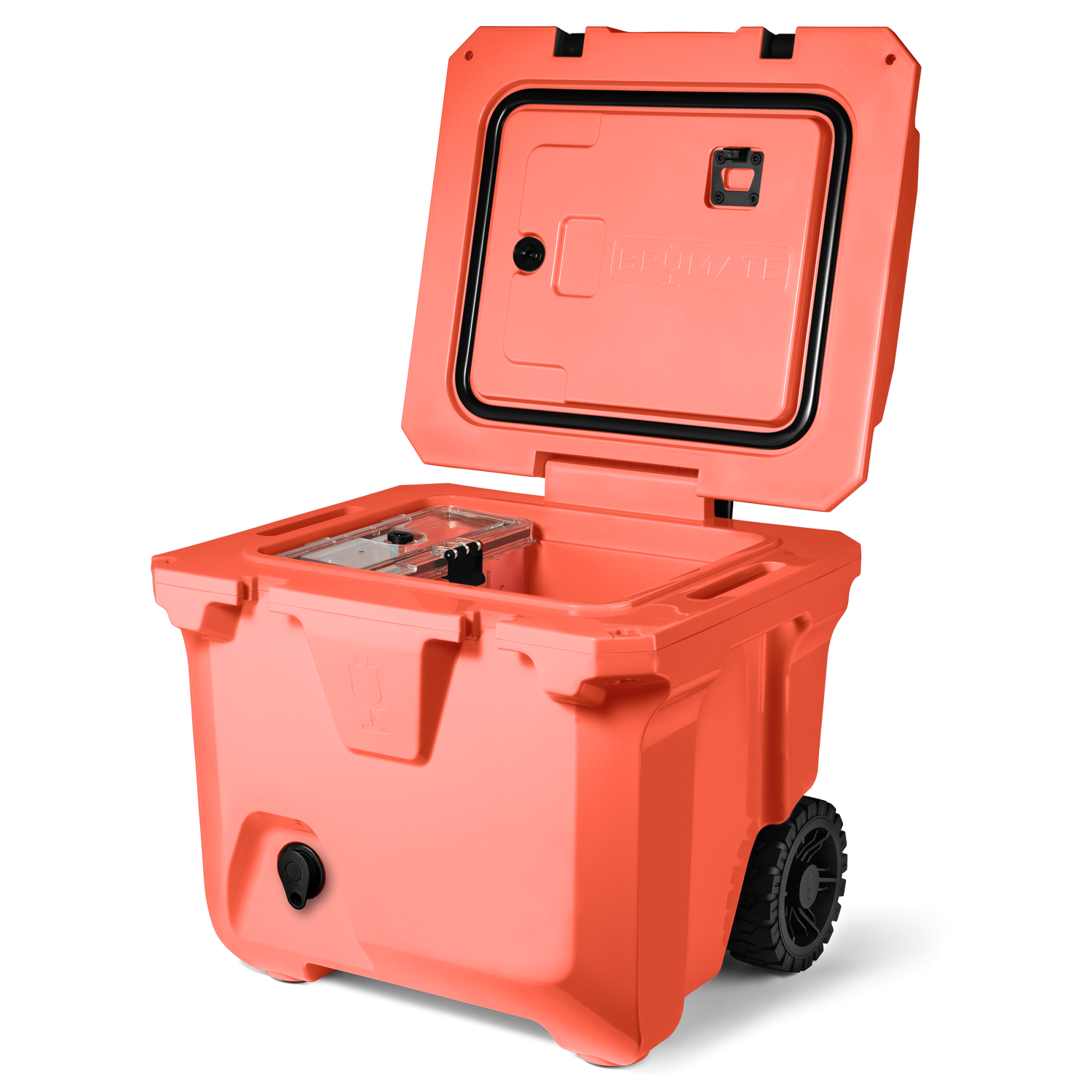 Br Tank 35-Quart Rolling Cooler