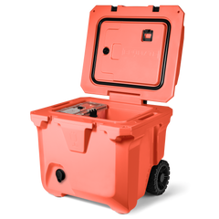 Br Tank 35-Quart Rolling Cooler