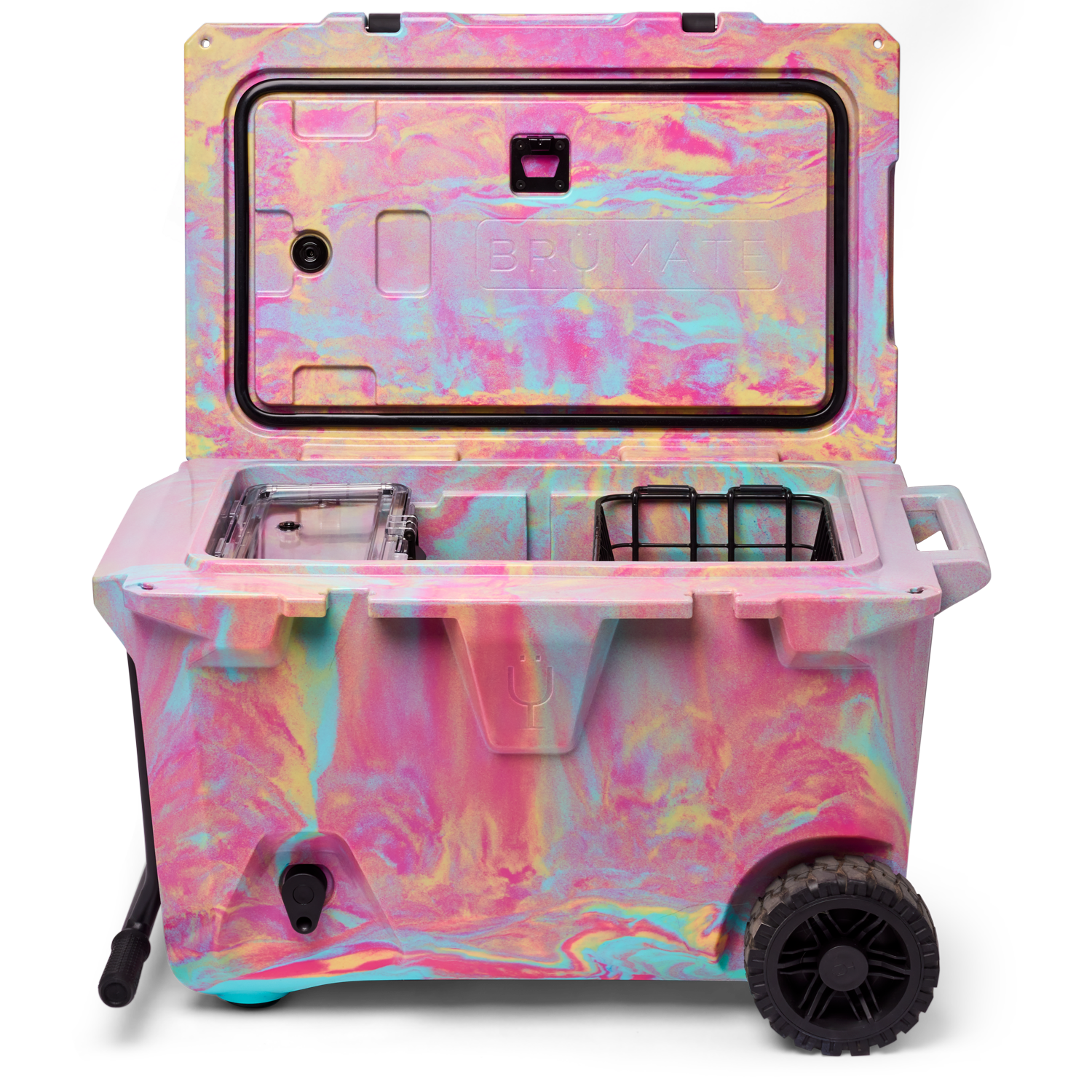 Br Tank 55-Quart Rolling Cooler