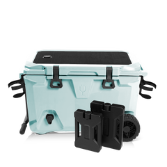 Br Tank 55-Quart Double Drink Holder Cooler Bundle