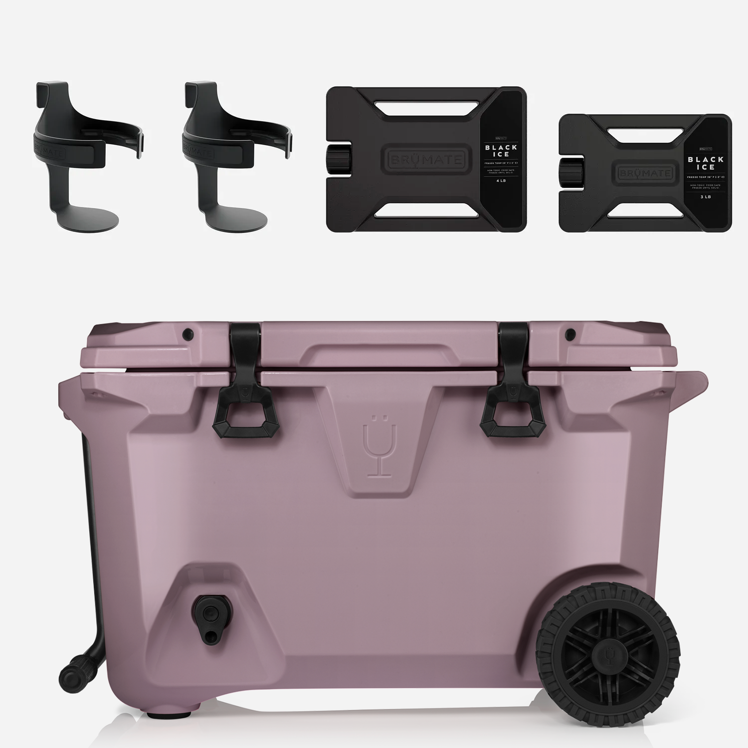 Br Tank 55-Quart Double Drink Holder Cooler Bundle