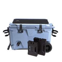 Br Tank 55-Quart Double Drink Holder Cooler Bundle