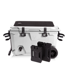 Br Tank 55-Quart Double Drink Holder Cooler Bundle