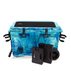 Br Tank 55-Quart Double Drink Holder Cooler Bundle
