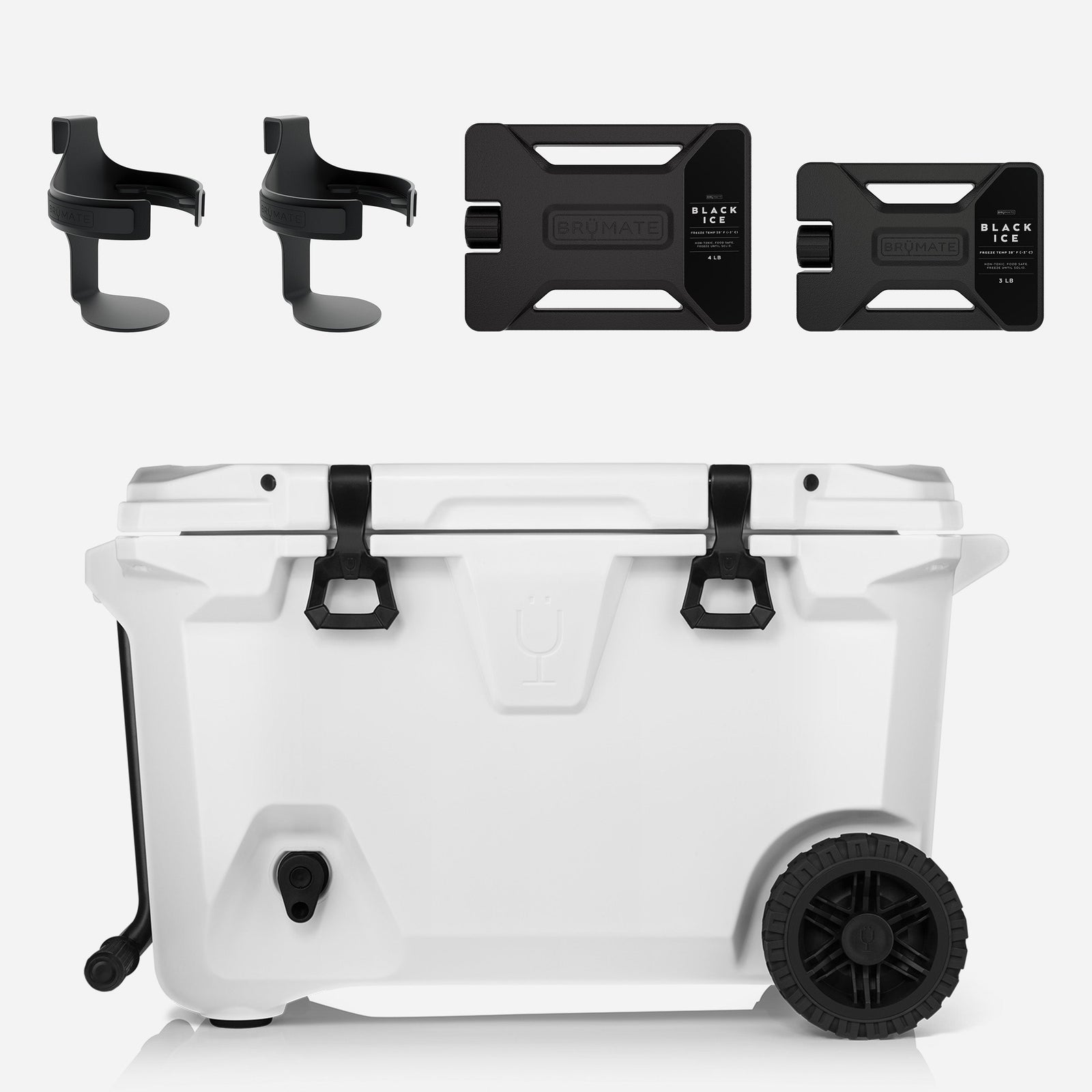 Br Tank 55-Quart Double Drink Holder Cooler Bundle